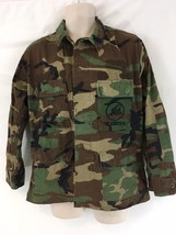 DJ Mfg Mens M Short NATO sz 6070 Seabees Woodland Camo Nylon Cotton Shir... - £9.49 GBP
