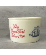 Vintage Old Spice Shaving Mug Cup Ship Grand Turk Salem 1786 Shulton USA - $15.99