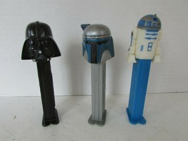Toy Pez Dispenser Star Wars Darth Vader R2D2 &amp; Jango Fett Hungary &amp; China H5 - £3.86 GBP