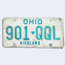  United States Ohio Highland County Passenger License Plate 901 QQL - £12.95 GBP