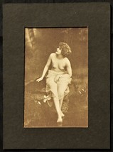 1910s image Vintage Sexy Young Woman Chubby Beauty Risque print Estate N... - $9.89