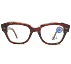 Ray-Ban Eyeglasses Frames RB5486 STATE STREET 8097 Red Gray Marble 48-20-145 - £62.41 GBP