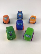 Tonka Chuck & Friends Mini Vehicles 6pc Lot Fleet Push Along Trucks Pretend Play - $12.82