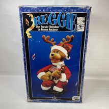 NEW REGGIE The Rockin Reindeer Animated Animatronic Plays,Sings,Moves by... - £74.73 GBP