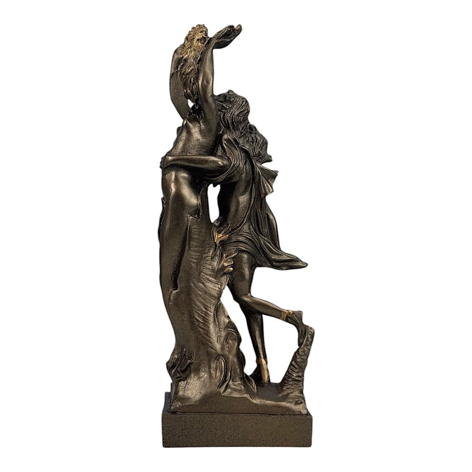 Apollo & Daphne Bernini Greek Roman Nude God Cast Alabaster Statue Bronze Effect Item image 5