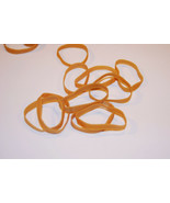 RUBBER TAN BANDS SIZE 2 1/2&quot; X 1/8&quot; FOR SHIPPING BAGS - FISH, SNAILS, PL... - $6.76 CAD+