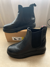 Womens Punk Rock Chelsea Boots-Seven7 Alexia-Size 9 Black Gothic Minimalist Fall - £25.05 GBP