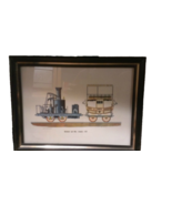 Vintage 5X7 Framed Print by Rich Schlemmer Baltimore and Ohio Atlantic 1832 - €25,49 EUR