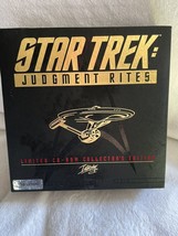 Star Trek Judgment Rites Limited CD-ROM Collector&#39;s Edition Pc Video Games Read - £17.30 GBP