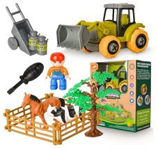 MARIBUS-FL Educational Kids Take Apart Pretend Play Kit Farm Truck Animals Nib - £15.78 GBP