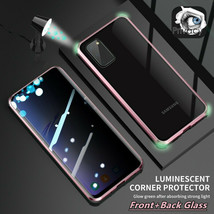 Magnetic Double Glass case cover Samsung S20 Ultra S20+ Note 10 + S10 - £47.41 GBP