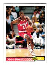 1992 Upper Deck #172 Vernon Maxwell Houston Rockets - £6.05 GBP
