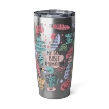 &quot;My Daily Affirmations&quot; Vagabond 20oz Tumbler Stainless Steel Insulated - £19.75 GBP
