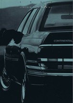 ORIGINAL Vintage 1993 Lincoln Continental Sales Brochure Book - $19.79