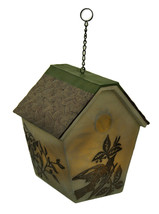 Zeckos Elegant Rustic LED Hanging Birdhouse Accent Lamp - £18.23 GBP