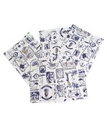 Set of 4 Vintage Stamp Nautical Travelogue Placemats by Park Designs Rev... - $19.79