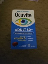 NEW Bausch & Lomb OCUVITE Adult 50+ Eye Health 90 Soft Gels (Y58) - $31.65