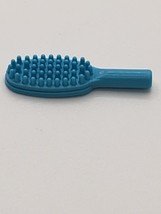 LEGO Friends Parts 3852 Aqua Blue Minifigure Utensil Hairbrush 1700/18 - £0.77 GBP