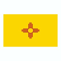 New Mexico State Flag Sticker, Decal, Bumper Sticker Vacation Sticker 3&quot; x 5&quot; - £2.82 GBP+