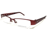 Prodesign Eyeglasses Frames 4124 c.4021 Red Rectangular Half Rim 48-17-125 - $126.39