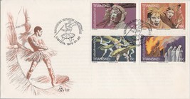 ZAYIX South Africa - Transkei 52-55 FDC Culture Initiation Ceremonies 080522SM40 - $4.60