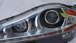 2010-15 Jaguar XJ XJR Headlight Lamp Xenon NON-AFS Driver Left LH - POLISHED image 3