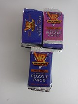 1995 Saban&#39;s VR Troopers Trading Card Unopened Puzzle Pack Lot of 97 - £100.78 GBP