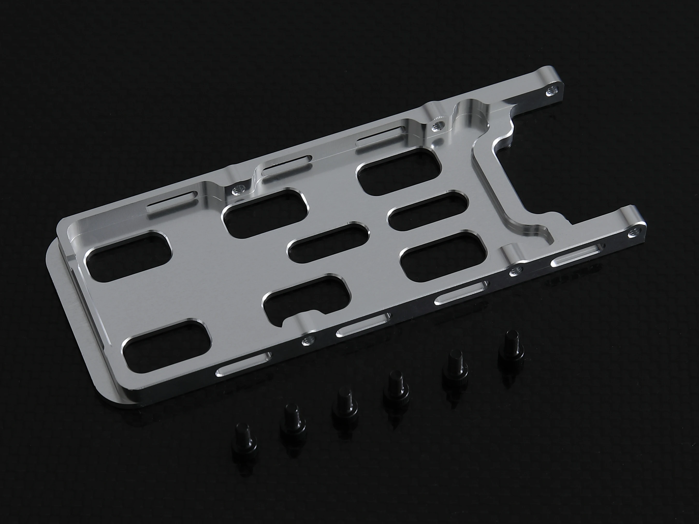 GTB Aluminum Metal Align Trex 600 Battery Tray Mounting Plate RC Helicopter Part - £24.00 GBP