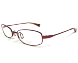 Oliver Peoples Eyeglasses Frames Doren CAR Red Oval Full Wire Rim 51-17-135 - £91.72 GBP