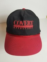 Vintage Covert Operations Ops Spellout Trucker Hat Cap Military 80s 1980... - $24.49