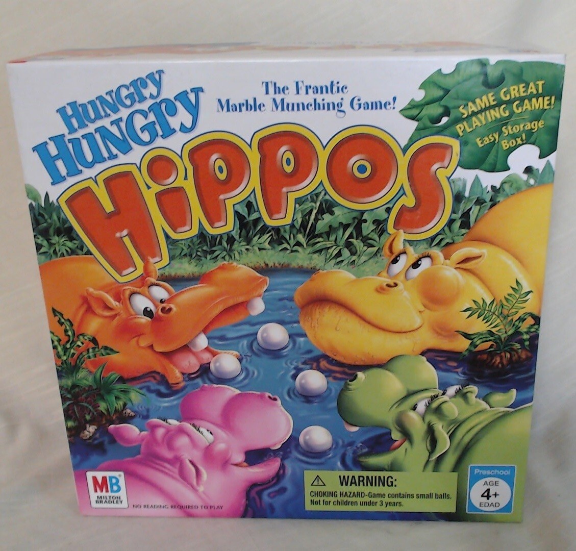 Hungry Hungry Hippos Game 2005 Milton Bradley Hasbro - Complete - $29.99
