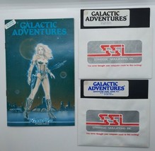 Vintage Apple II IIe IIc Software Game GALACTIC ADVENTURES SSI Rapidfire - $217.79