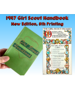 Girl Scout Handbook New Edition 1947 Hardcover, 8th Printing (1950), Exc... - £17.69 GBP