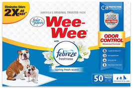 Four Paws Wee Wee Odor Control Pads with Fabreze Freshness 100 count (2 x 50 ct) - £78.61 GBP
