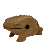Wooden Frog Guiro Hand-Carved Percussion Instrument Noise Maker - $276.80 MXN
