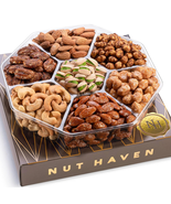 Thanksgiving Nuts Gift Basket - Assortment of Sweet &amp; Roasted Salted Gou... - $38.61