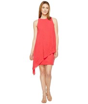 NEW Tahari Lasercut Chiffon Overlay Shift Dress (Size 2) - MSRP $128.00! - £48.21 GBP