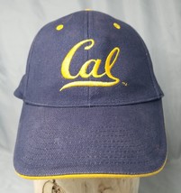 Signatures Cal Berkley Baseball Cap Hat Blue Logo UCB Logo Strapback Vintage - £14.96 GBP