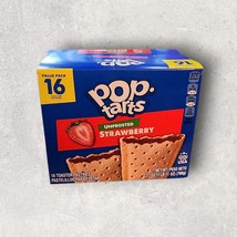 NEW Pop Tarts Toaster Pastries Strawberry Unfrosted 16 Count - $15.97