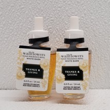 2-Pack White Barn Thanks &amp; Giving Fragrance Wallflowers Refill Bulbs - $332.62 MXN