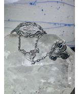 Harley Davidson ring slave bracelet biker motorcycle band size 7.75 sterling sil - $156.42