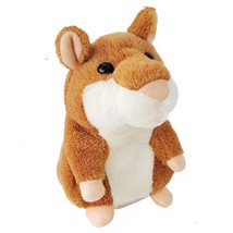 Talking Hamster Mouse Plush Interactive Toy Repeat What You Say Mimicry Pet Talk - £15.12 GBP