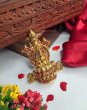 Antique Kumkum Dabbi Sindur Box Brass Tika Carved Art Collectible Vintag... - £97.56 GBP