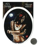 Rain When I Die  Pin-up Girl By Pete Tapang  Vinyl Stickers 4 1/2 &quot; X 5 ... - £3.43 GBP