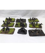 (9) Flames Of War World War II Tray Infantry Miniatures - $29.69