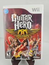 Wii Guitar Hero Aerosmith Game, tested and works  - £5.50 GBP