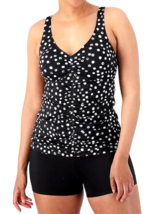 Kim Gravel x Swimsuits For All V-Neck Shirred Top &amp; Short- DotTastic, Pl... - £20.15 GBP