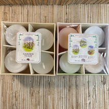 Bath Body Works White Barn Picket Fence Votive Chubby Candles 2 Sets of 4 - £35.03 GBP