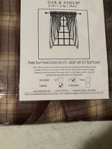 New Country Brown gathered Window Swag image 4