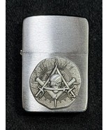 Custom 1941 Vintage Zip lighter with Pirate Piece of Eight Emblem - $46.55